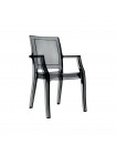 Доступные цвета: кресло Siesta Arthur: BLACK TRANSPARENT