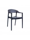 Доступные цвета: кресло Siesta Carmen: BLACK BLACK TRANSPARENT