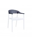 Доступные цвета: кресло Siesta Carmen: WHITE BLACK TRANSPARENT