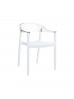 Доступные цвета: кресло Siesta Carmen: WHITE CLEAR TRANSPARENT