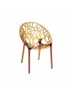 Доступные цвета: кресло Siesta Crystal: AMBER TRANSPARENT