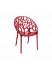 Доступные цвета: кресло Siesta Crystal: RED TRANSPARENT