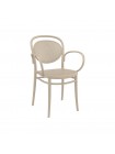 Доступные цвета: кресло Siesta Marcel XL: TAUPE