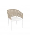Доступные цвета: кресло Siesta Portofino: WHITE TAUPE