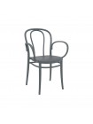 Доступные цвета: кресло Siesta Victor XL: DARK GREY