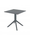 Доступные цвета: стол Siesta Paris 70: DARK GREY