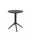 Доступные цвета: стол Siesta Sky Folding Ø60: BLACK