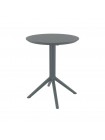 Доступные цвета: стол Siesta Sky Folding Ø60: DARK GREY