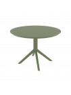 Доступные цвета: стол Siesta Sky Ø105: OLIVE GREEN