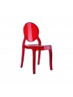 Доступные цвета: стул Siesta Baby Elizabeth: RED TRANSPARENT