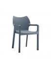 Доступные цвета: кресло Siesta Diva: DARK GREY