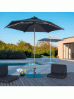 Зонт пляжный Scolaro Lido Titanium Ø2.5 м