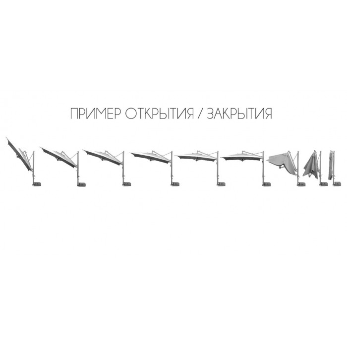 Зонт Theumbtrela Semsiye Evi Banana Plus 3х3 м